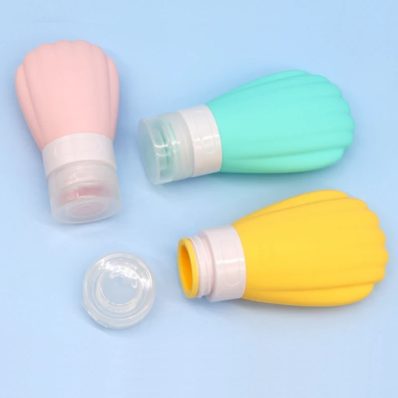 60ml Scallop Style Silicone Travel Cosmetic Bottle