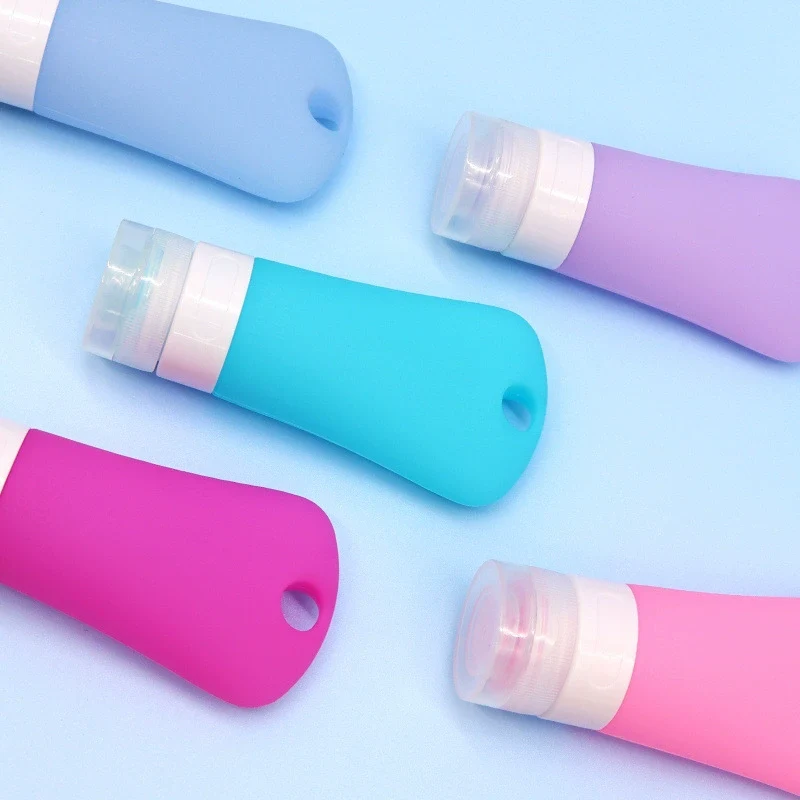 90ml Translucent Hole Shaped Silicone Travel Bottle